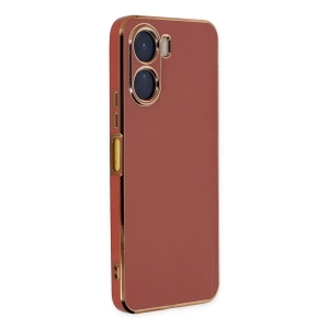 Vivo Y16 Kılıf Volet Silikon - Kırmızı