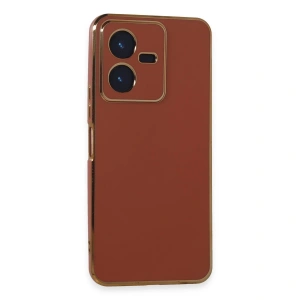 Vivo Y22 2022 Kılıf Volet Silikon - Kırmızı