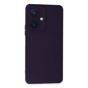 Vivo Y27 Kılıf Nano İçi Kadife Silikon - Mor