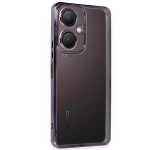 Vivo Y27 Kılıf Razer Lensli Silikon - Mor