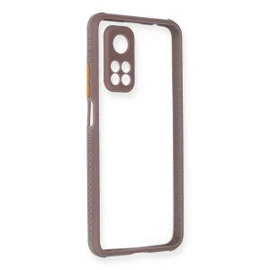 Xiaomi Mi 10t Pro Kılıf Miami Şeffaf Silikon - Açık Mor