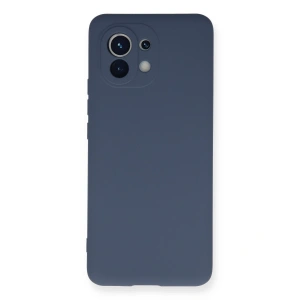 Xiaomi Mi 11 Kılıf Nano İçi Kadife Silikon - Gri
