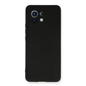 Xiaomi Mi 11 Kılıf Nano İçi Kadife Silikon - Siyah