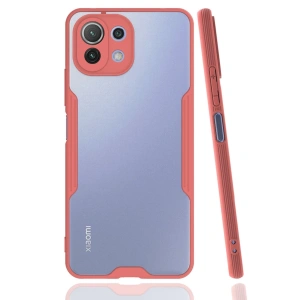 Xiaomi Mi 11 Lite Kılıf Platin Silikon - Pembe