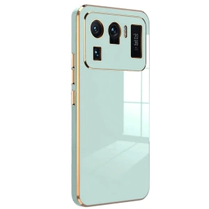 Xiaomi Mi 11 Ultra Kılıf Volet Silikon - Açık Yeşil
