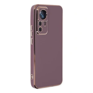 Xiaomi Mi 12t Pro Kılıf Volet Silikon - Mor