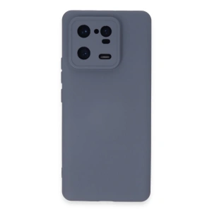 Xiaomi Mi 13 Pro Kılıf Nano İçi Kadife Silikon - Gri