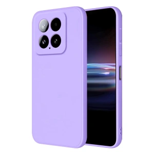 Xiaomi Mi 14t Pro Kılıf Nano İçi Kadife Silikon - Lila