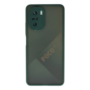 Xiaomi Poco F3 Kılıf Montreal Silikon Kapak - Yeşil