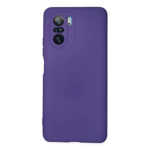 Xiaomi Poco F3 Kılıf Nano İçi Kadife Silikon - Mor