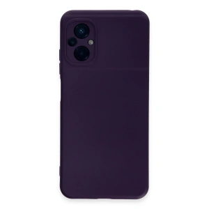 Xiaomi Poco M5 Kılıf Nano İçi Kadife Silikon - Mor