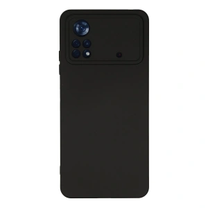 Xiaomi Poco X4 Pro 5g Kılıf Nano İçi Kadife Silikon - Siyah