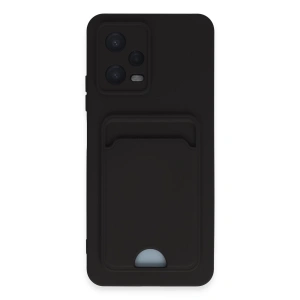 Xiaomi Poco X5 5g Kılıf Kelvin Kartvizitli Silikon - Siyah