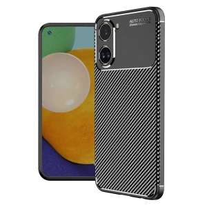 Xiaomi Poco X7 Pro Kılıf Auto Focus Karbon Kapak - Siyah