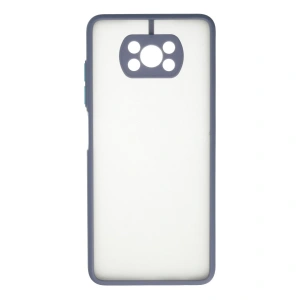 Xiaomi Pocophone X3 Kılıf Montreal Silikon Kapak - Gri