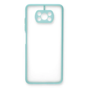 Xiaomi Pocophone X3 Kılıf Montreal Silikon Kapak - Turkuaz