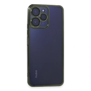 Xiaomi Redmi 12 Kılıf Razer Lensli Silikon - Yeşil