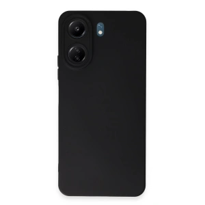 Xiaomi Redmi 13c Kılıf Nano İçi Kadife Silikon - Siyah