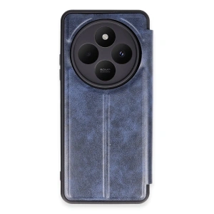 Xiaomi Redmi 14c Kılıf Flip Cover - Lacivert