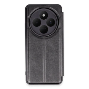 Xiaomi Redmi 14c Kılıf Flip Cover - Siyah