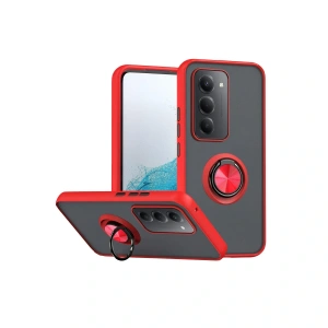 Xiaomi Redmi 15 4g Montreal Yüzüklü Silikon Kapak - Kırmızı