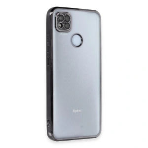 Xiaomi Redmi 9c Kılıf Razer Lensli Silikon - Siyah