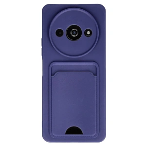 Xiaomi Redmi A3 4g Kılıf Kelvin Kartvizitli Silikon - Lacivert