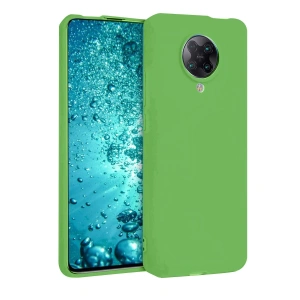 Xiaomi Redmi K30 Pro Kılıf Nano İçi Kadife Silikon - Yeşil
