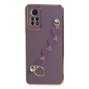 Xiaomi Redmi Note 12 Pro 4g Kılıf Esila Silikon - Mor