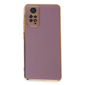 Xiaomi Redmi Note 12 Pro 4g Kılıf Volet Silikon - Mor