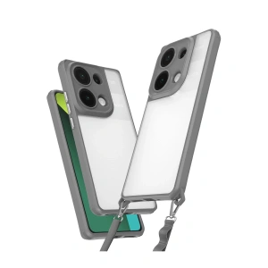 Xiaomi Redmi Note 13 Pro 4g Kılıf Penta Silikon Kılıf - Titan Gri