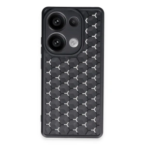 Xiaomi Redmi Note 13 Pro 5g Kılıf Petek Silikon Kapak - Siyah