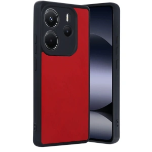 Xiaomi Redmi Note 14 4g Kılıf Aras Deri Kapak - Kırmızı