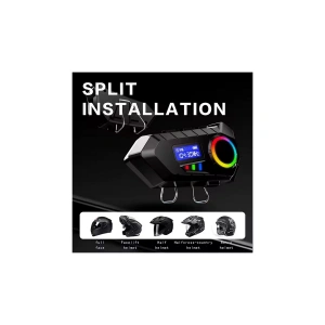 Y30 Kask Kulaklık Bluetooth Motosiklet Kulaklık Rgb Radyolu Intercom