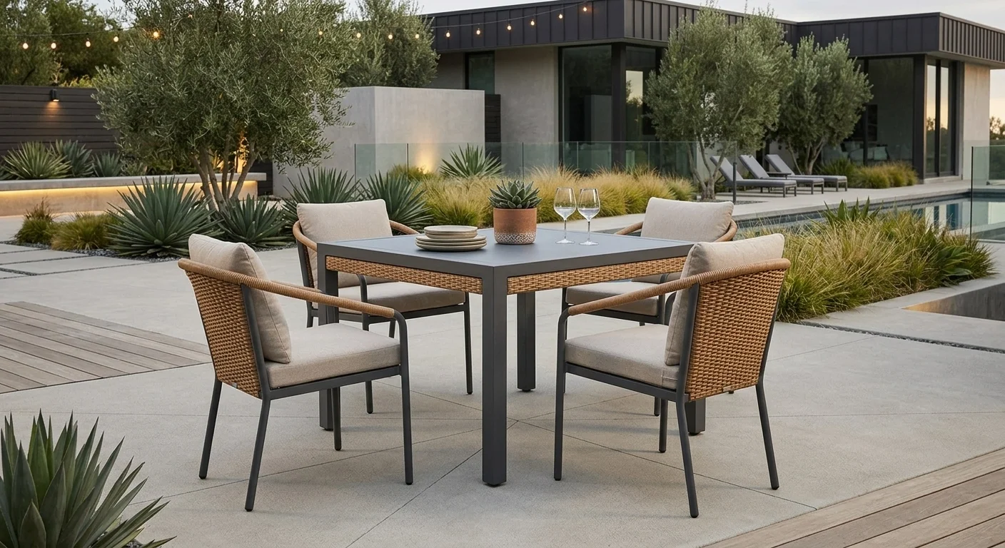Rattan mı Alüminyum mu? Bahçe Mobilyası Seçiminde Doğru Malzeme Hangisi?