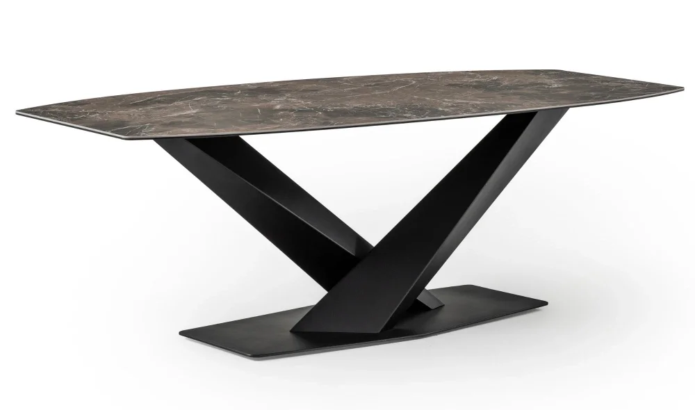 Nero Stand Seramik Yemek Masası