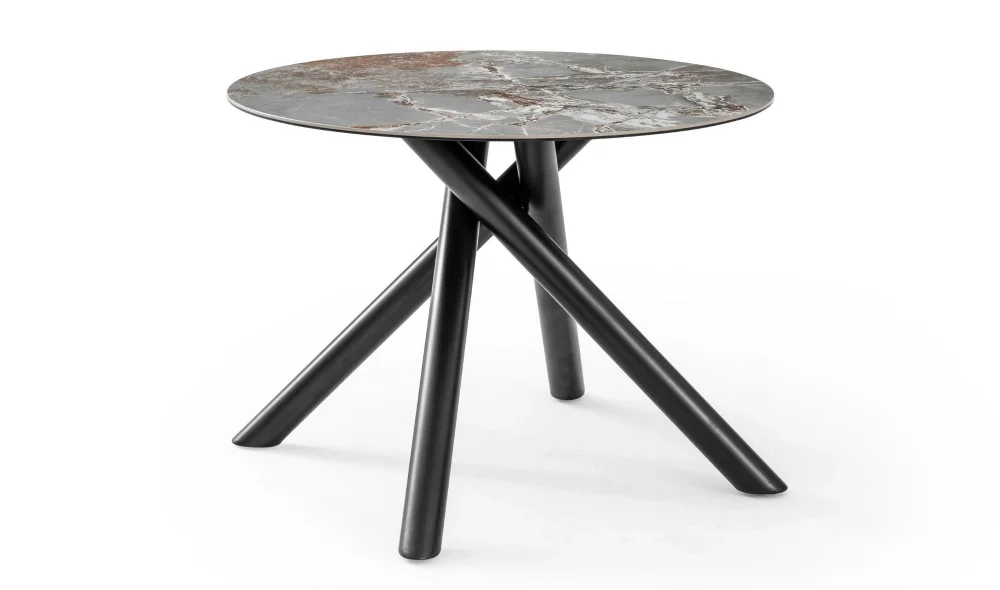 Sole Octo Yuvarlak Seramik Mutfak Masası