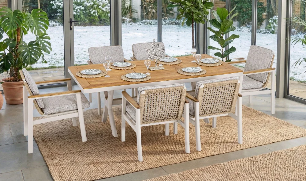 Astoria Iroko Yemek Masası Takımı