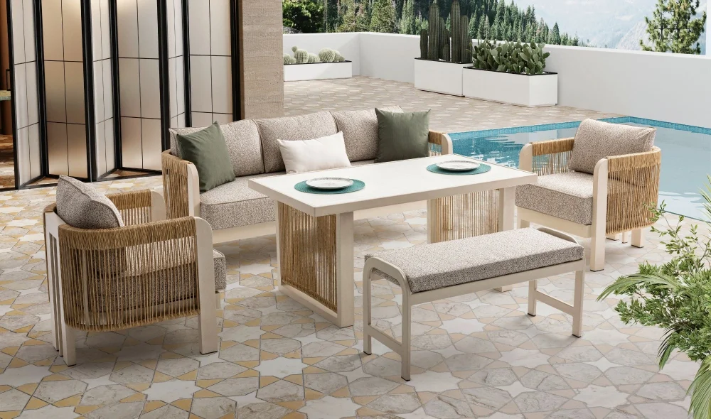 Atlas Seramik Bahçe ve Balkon Takımı