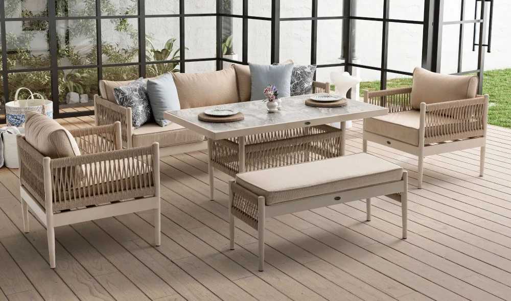 Lyon Seramik Bahçe ve Balkon Takımı