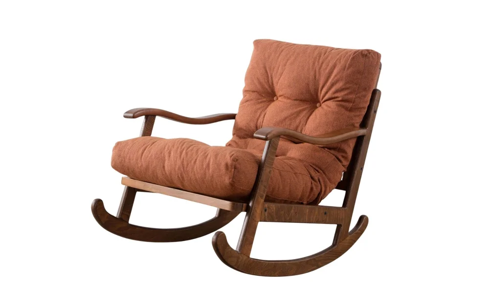 Ahşap Kiremit Sallanır Koltuk