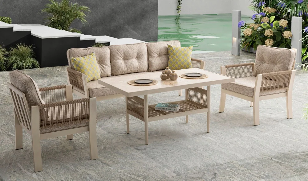 Roma Seramik Bahçe ve Balkon Takımı