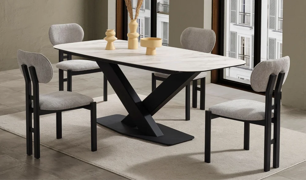 Slope Seramik Yemek Masası Takımı