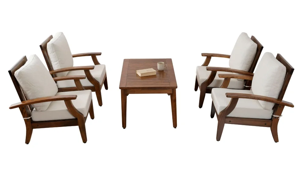 Teras Natura Bahçe ve Balkon Takımı - Bej 1111s