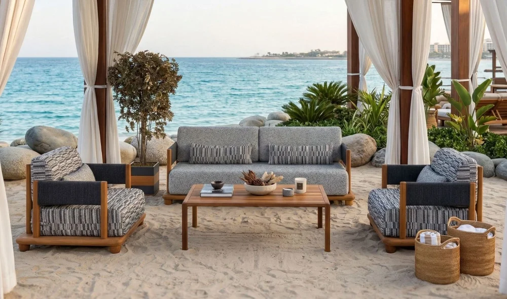 Nova Siyah İroko Bahçe ve Balkon Takımı