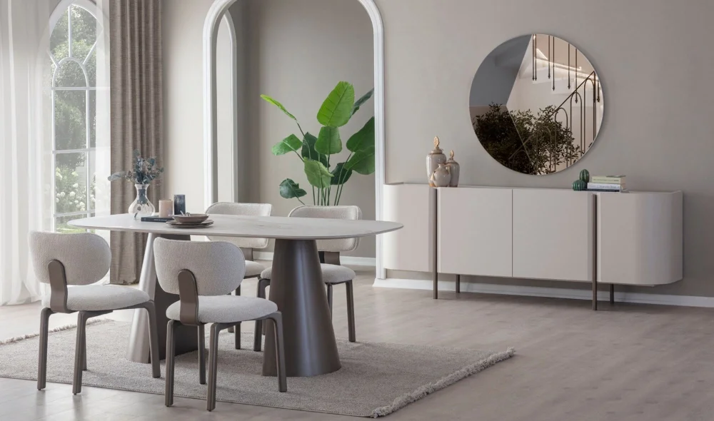 Milano Seramik Yemek Odası Takımı