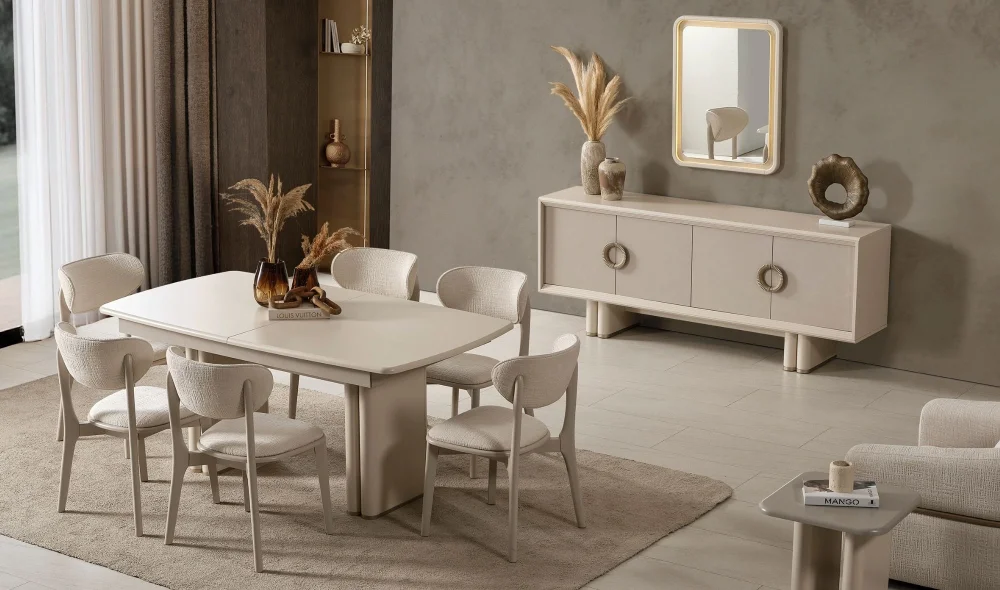 Linen Yemek Odası Takımı