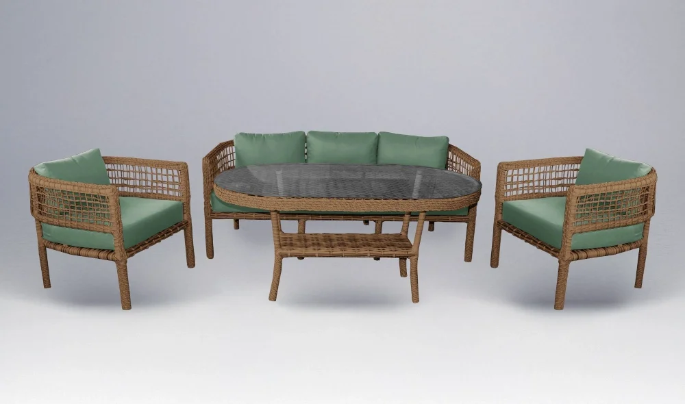 Ağva Rattan Kahve Bahçe ve Balkon Takımı