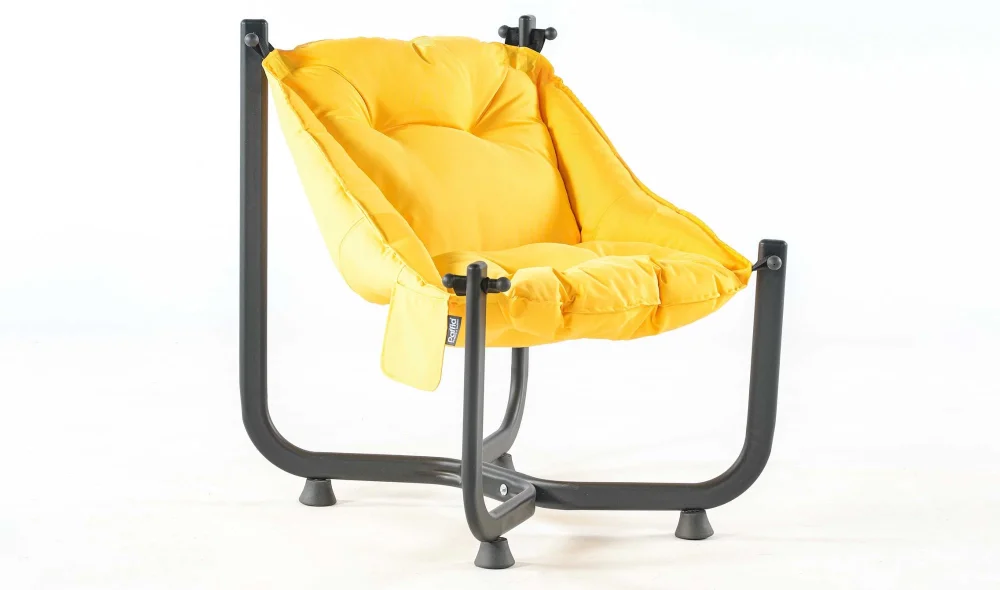 Asma Minder Sarı Balkon ve Bahçe Sandalyesi