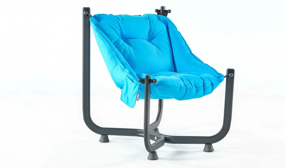 Asma Minder Mavi Balkon ve Bahçe Sandalyesi